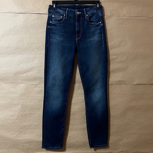 Mother | The Looker Crop On The Edge Jeans Mid Rise Skinny Denim Size 25 - Picture 1 of 15
